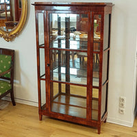 Biedermeier Vitrine 3-Seiten verglast Österreich um 1830