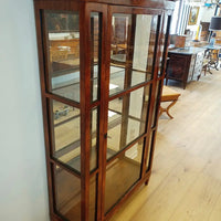 Biedermeier Vitrine 3-Seiten verglast Österreich um 1830