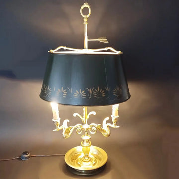 Große Schreibtischlampe sog.’ LAMPE Bouillotte’ - Leuchten