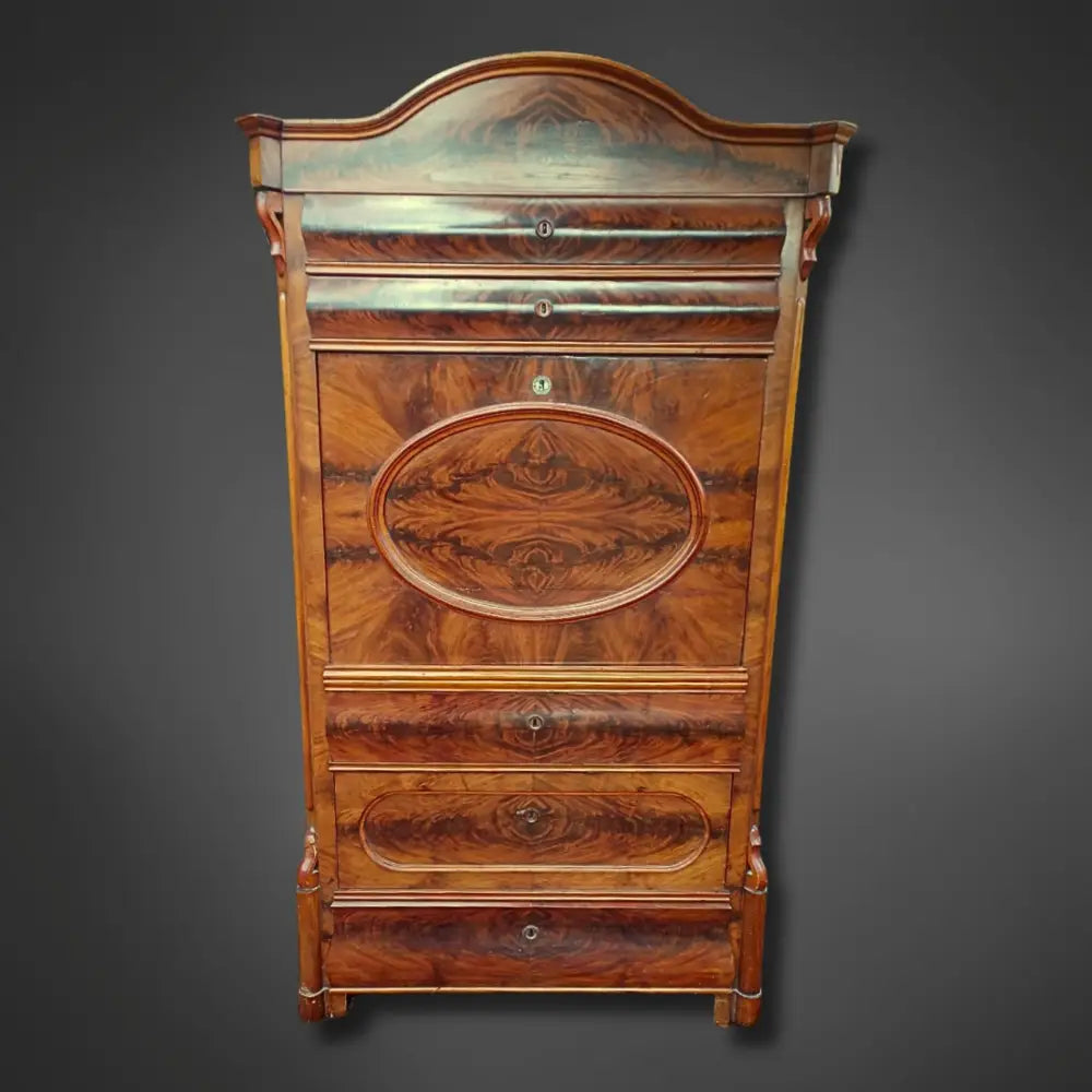 Biedermeier Sekretär Mahagoni um 1875 - Möbel