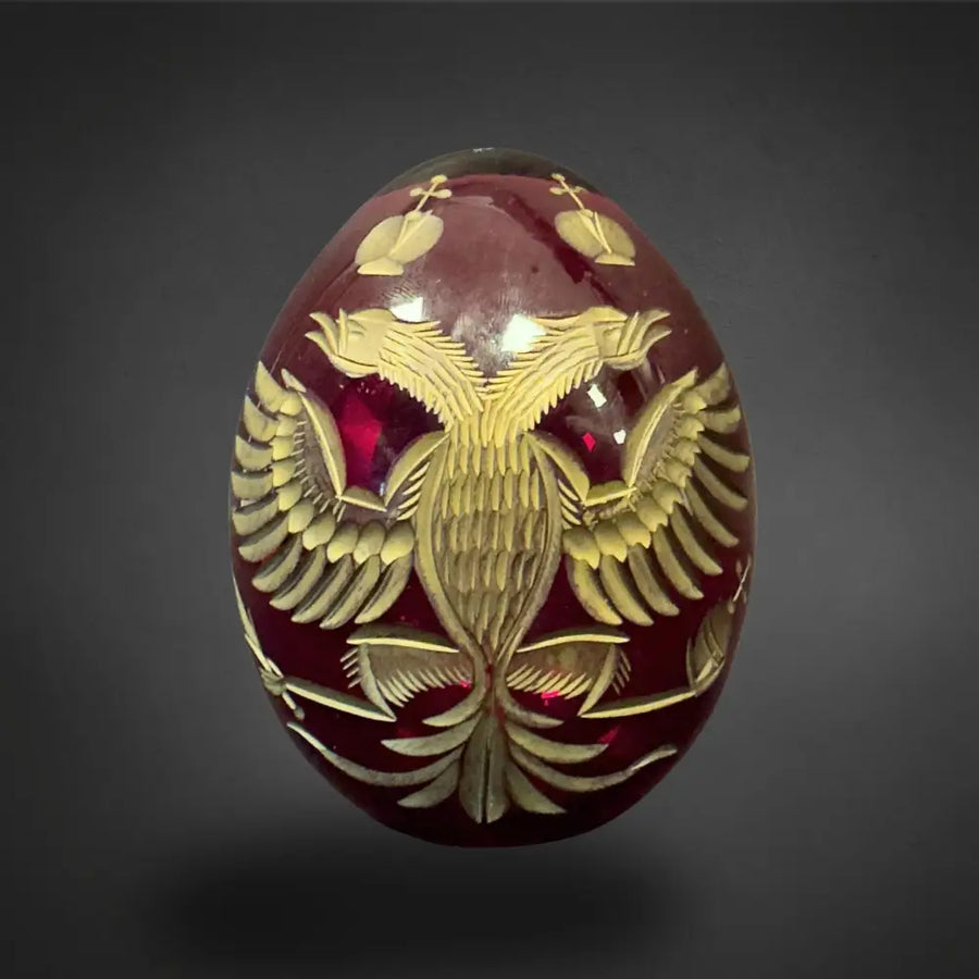 Sammlung von 17 Fabergé-Glaseiern - Sammlerstücke