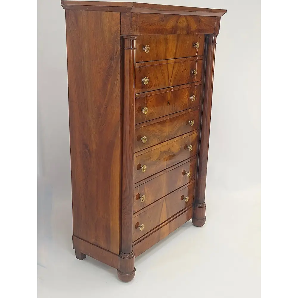 Biedermeier Chiffonniere Nussbaum furniert um 1830 - Möbel