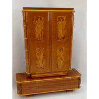 Art Nouveau-Barschrank signiert Percival Pernet - Möbel